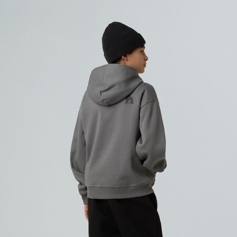 Children's sweatshirt The North Face Sports Oversized Hoodie Graphic smoked pearl 3