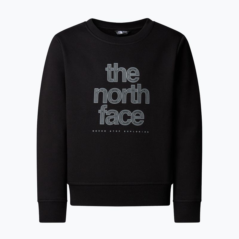 Women's sweatshirt The North Face Reflective Logo Relaxed Crew black 4
