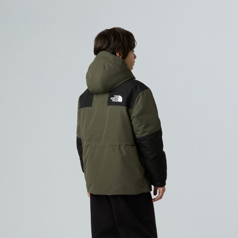Children's rain jacket The North Face Mountain Down new taupe green 5