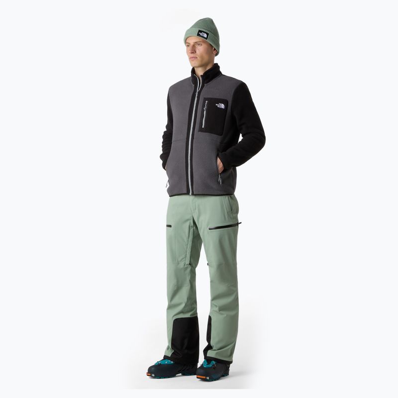 Men's The North Face Yumiori Full Zip sweatshirt anthracite grey/black/monument grey 2