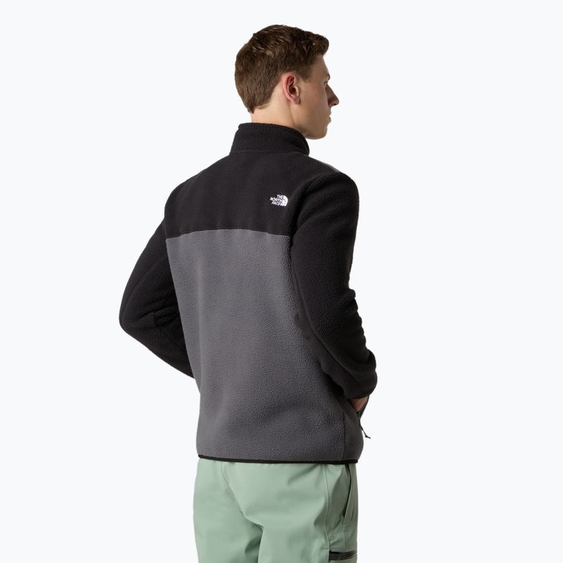Men's sweatshirt The North Face Yumiori Full Zip anthracite grey/black/monument grey 3