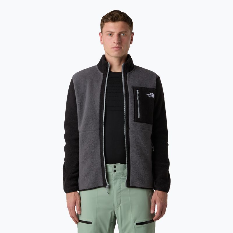 Men's The North Face Yumiori Full Zip sweatshirt anthracite grey/black/monument grey 4