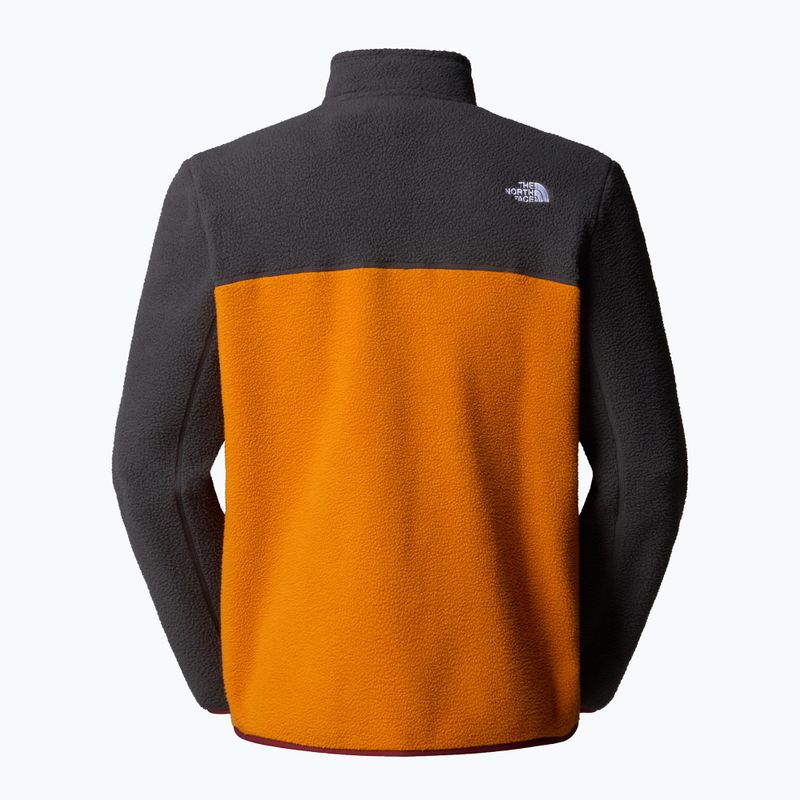 Men's sweatshirt The North Face Yumiori Full Zip agate orange/asphalt grey 6