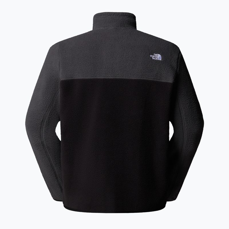 Men's sweatshirt The North Face Yumiori 1/4 Zip black/asphalt grey/monument grey 5