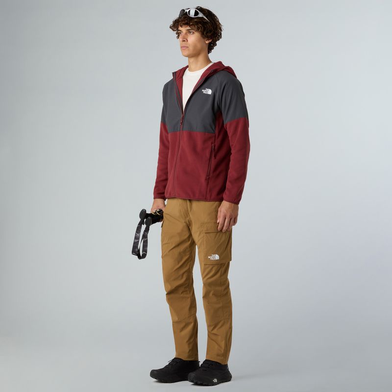 Men's sweatshirt The North Face Glacier Heavyweight Full Zip HD sumac/asphalt grey 2
