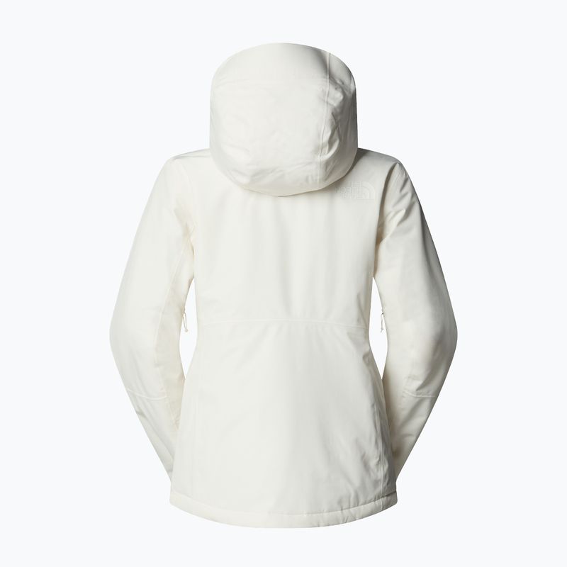 Women's ski jacket The North Face Descendit white dune 6