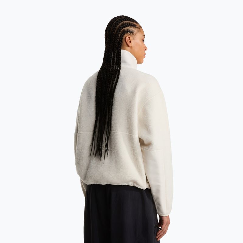 Women's fleece sweatshirt The North Face Yumiori Off Peak Full Zip white dune 3