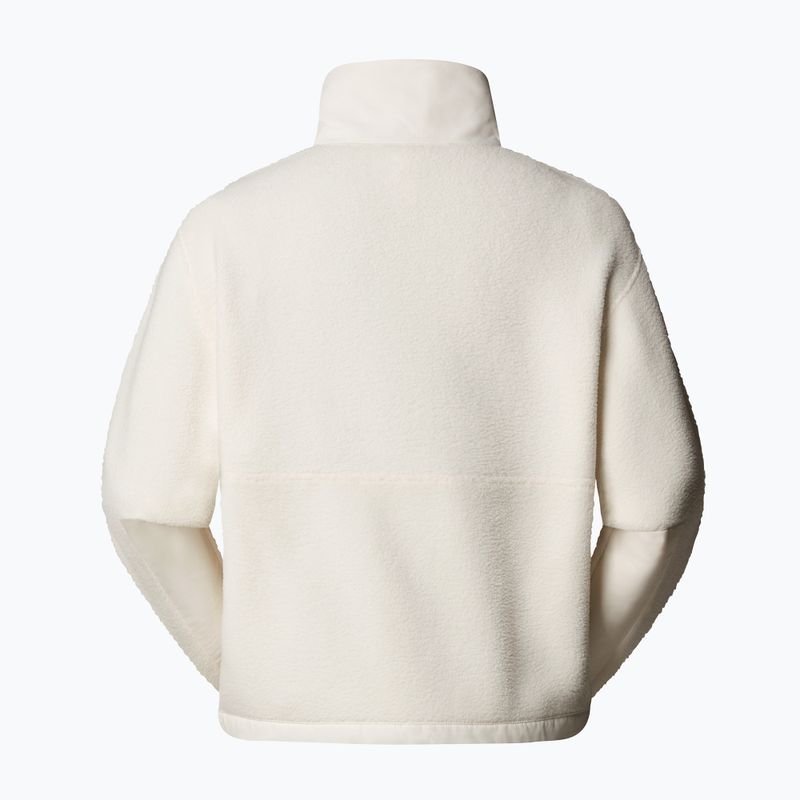 Women's fleece sweatshirt The North Face Yumiori Off Peak Full Zip white dune 7