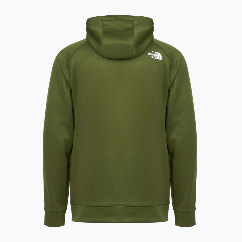 Men's sweatshirt The North Face Reaxion Fleece Full Zip Hoodie woodland green/black 2