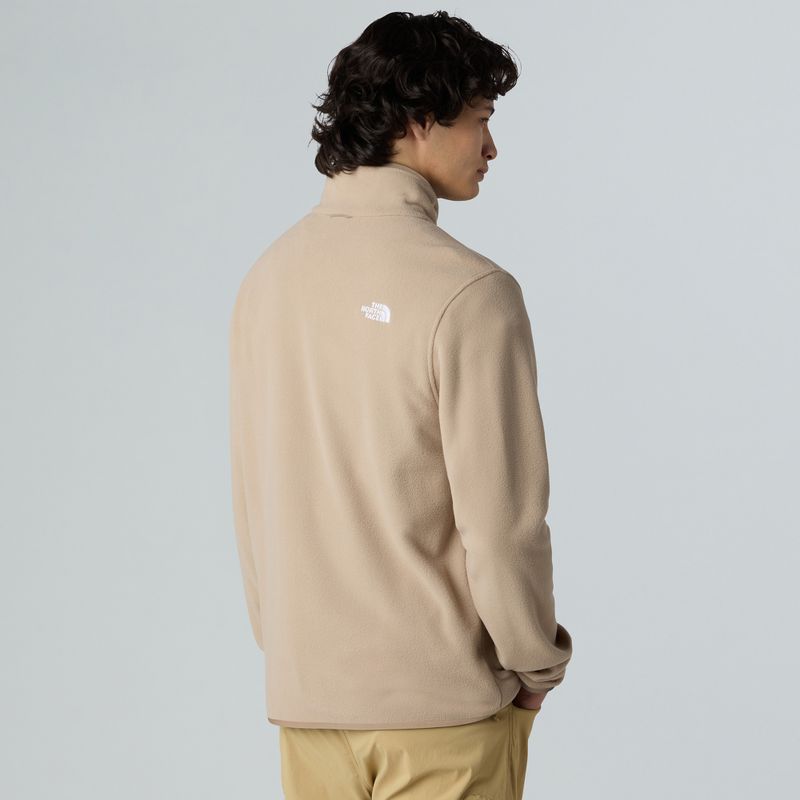 Men's fleece sweatshirt The North Face Glacier Fleece mushroom grey 3