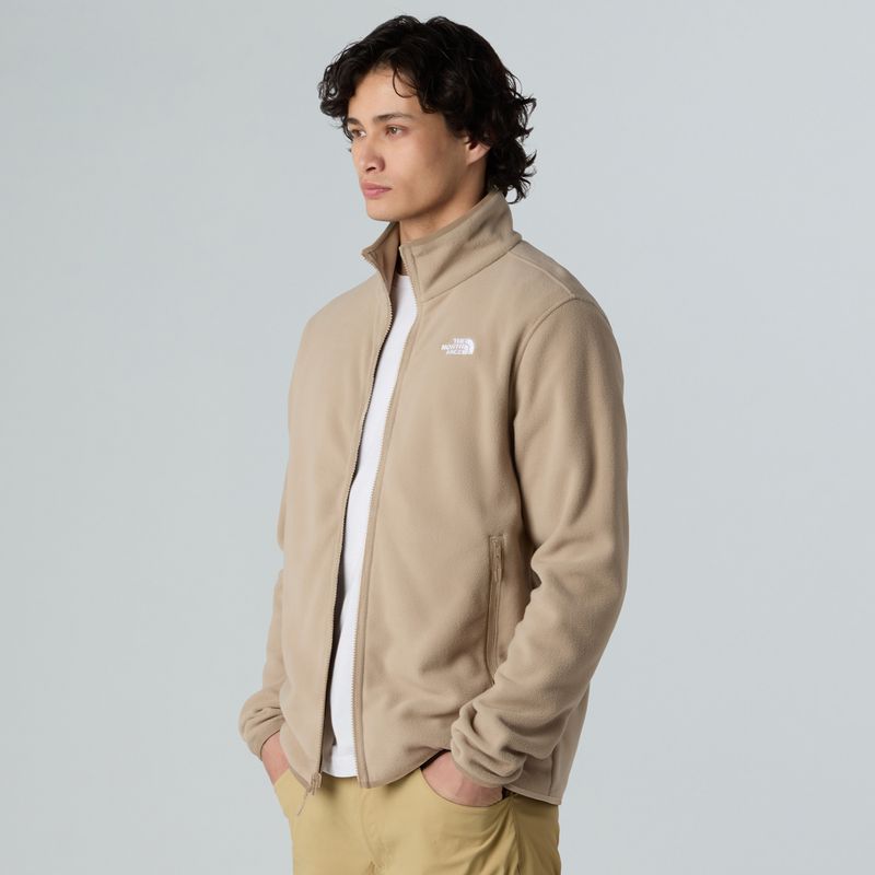 Men's fleece sweatshirt The North Face Glacier Fleece mushroom grey 4