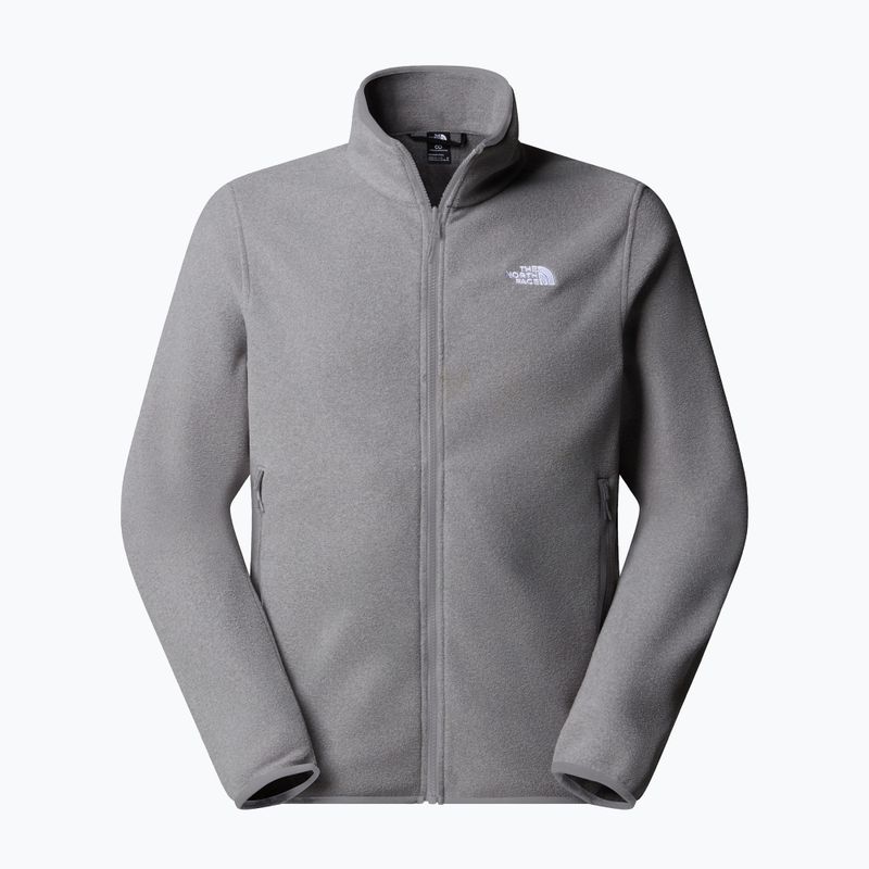 Men's fleece sweatshirt The North Face Glacier Fleece mid grey heather 5