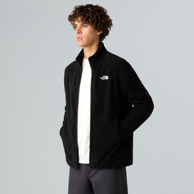 Men's fleece sweatshirt The North Face Glacier Fleece black 4