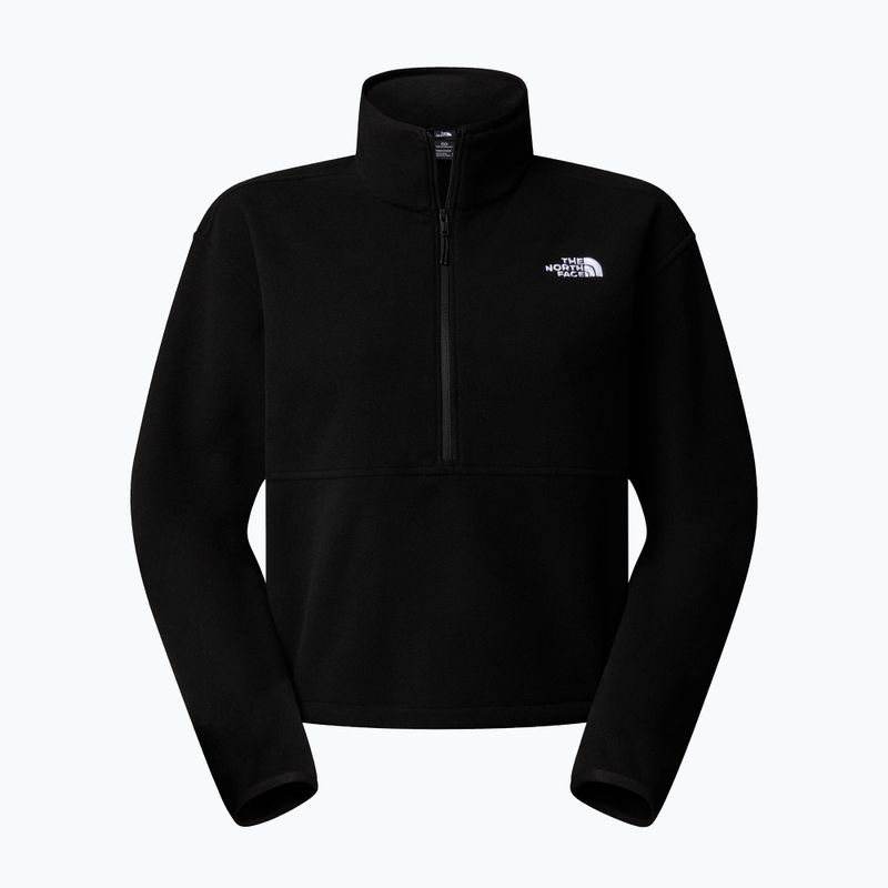 Women's sweatshirt The North Face Glacier Fleece 1/2 Zip Short black 4