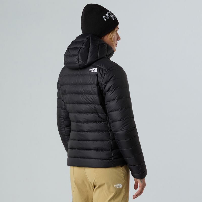 Women's down jacket The North Face Down Hooded black 3
