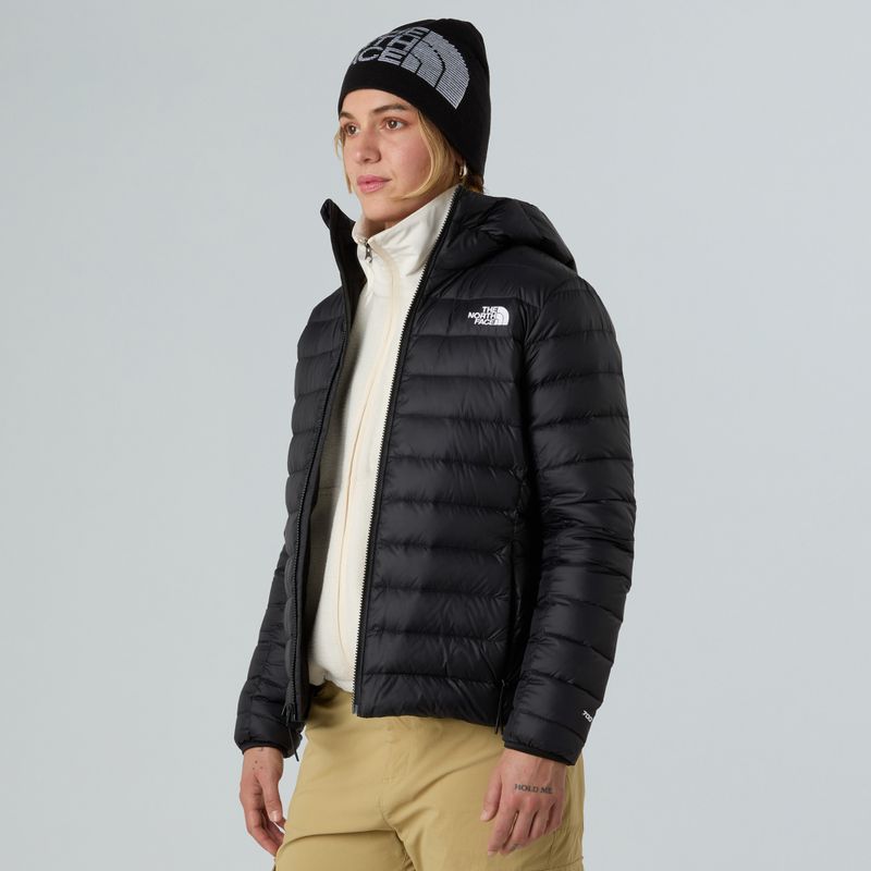Women's down jacket The North Face Down Hooded black 4