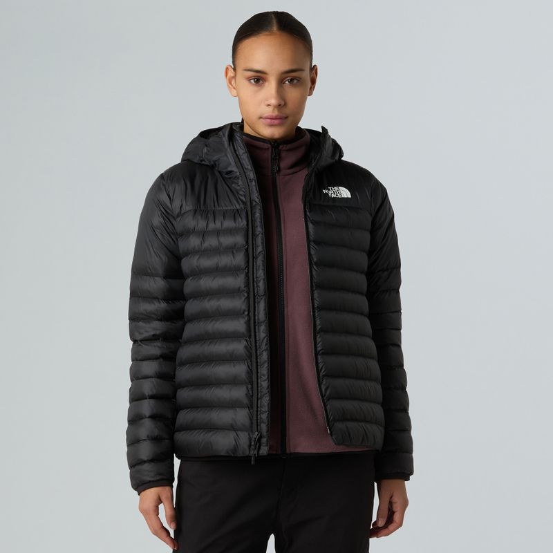 Women's down jacket The North Face Terra Peak Hoodie black 4