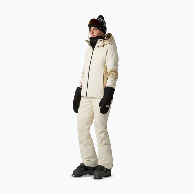 Women's ski trousers The North Face Lenado Regular white dune 2