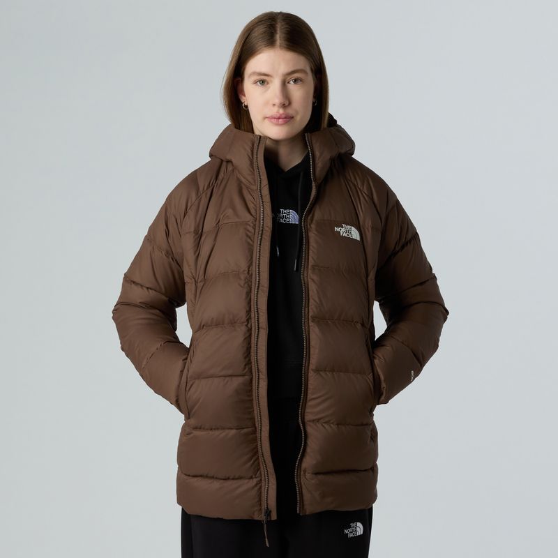 Women's jacket The North Face Hyalite Down Parka smokey brown 2