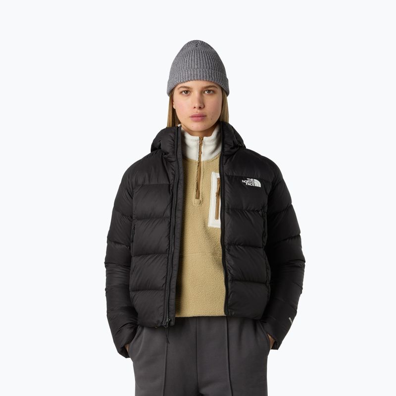 Women's down jacket The North Face Hyalite Down Hoodie black 4