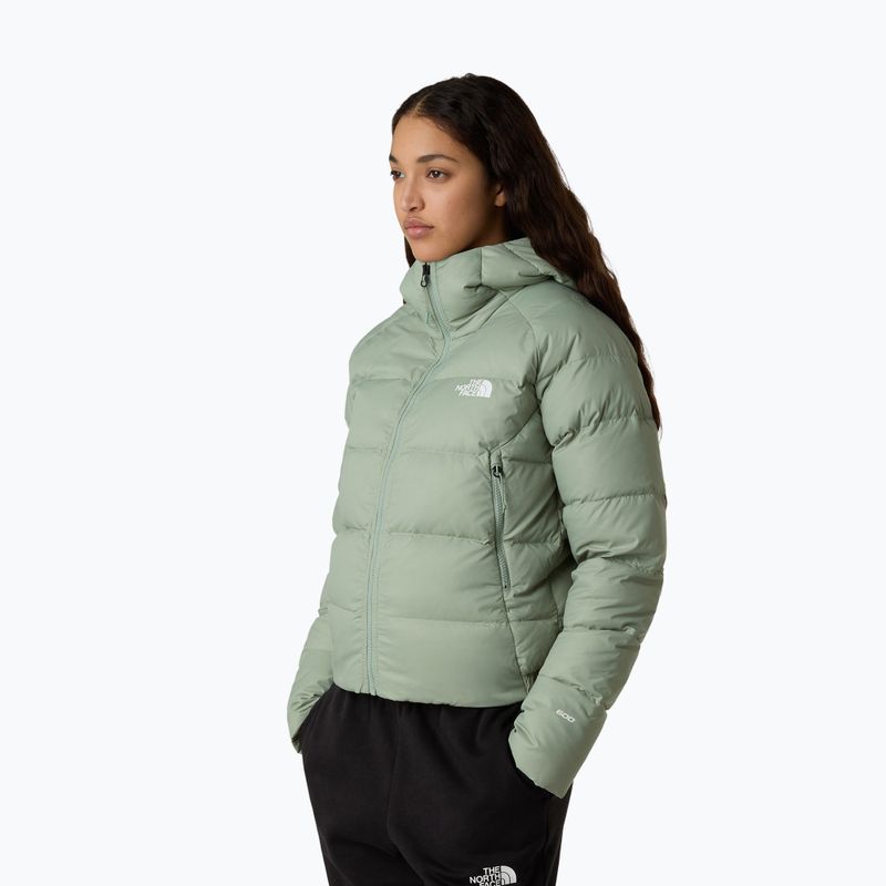 Women's down jacket The North Face Hyalite Down Hoodie state moss 4