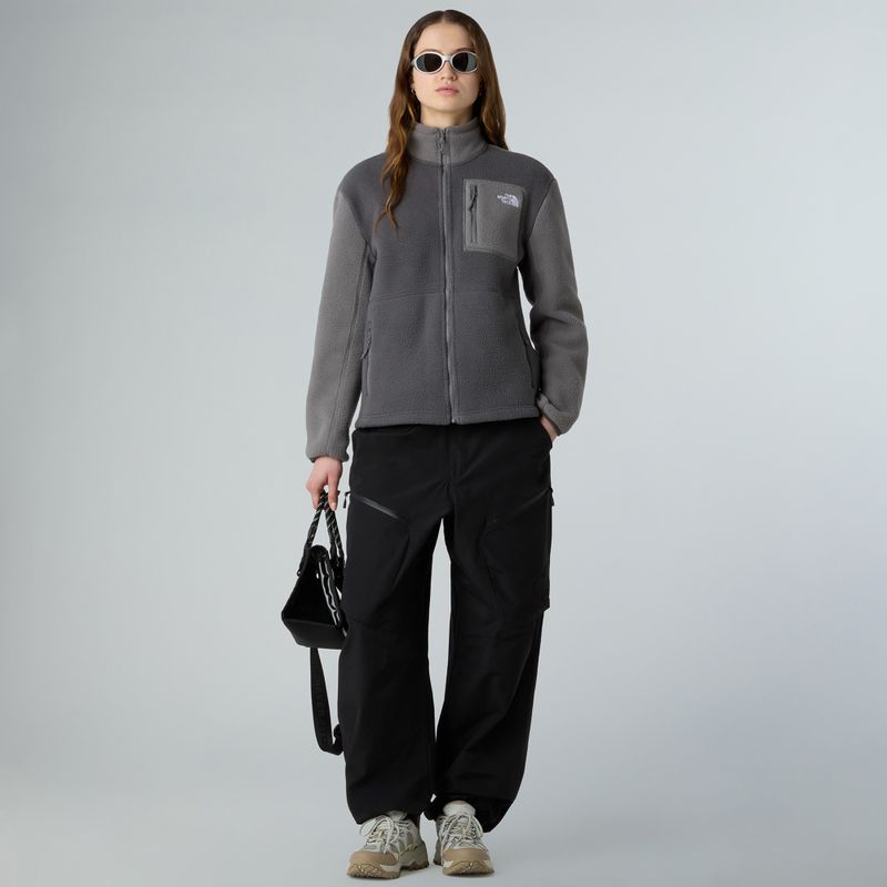 Women's fleece sweatshirt The North Face Yumiori Full Zip anthracite grey/smoked 2