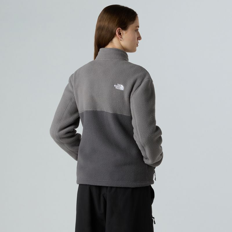 Women's fleece sweatshirt The North Face Yumiori Full Zip anthracite grey/smoked 3