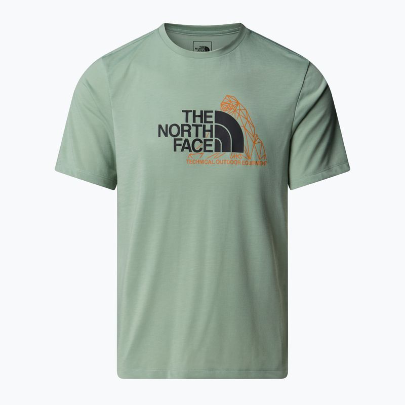 Men's T-shirt The North Face Mountain Foundation Graphic state moss 4