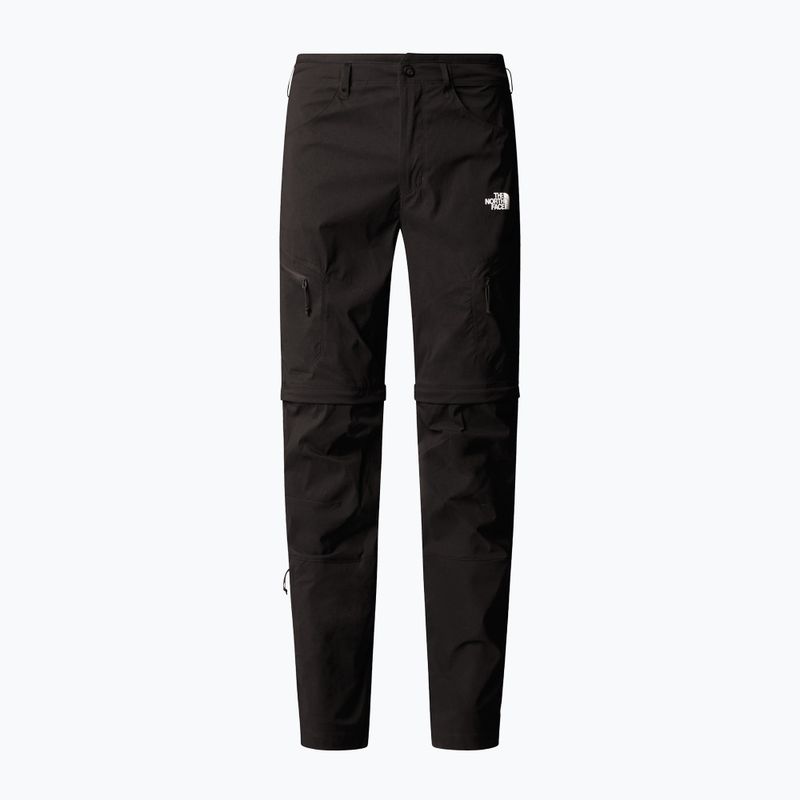 Men's trekking trousers The North Face Exploration Regular Tapered Convertible tnf black 5