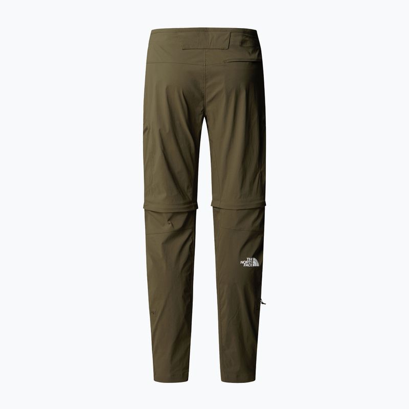 Men's trekking trousers The North Face Exploration Regular Tapered Convertible taupe green 6