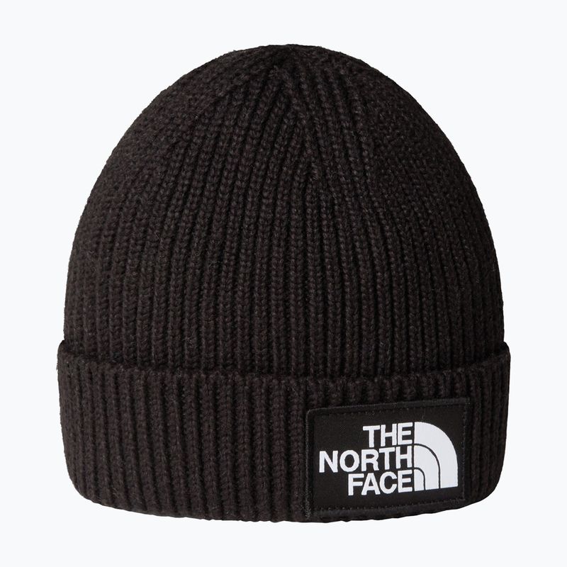 Children's winter hat The North Face Baby Logo Box Beanie tnf black