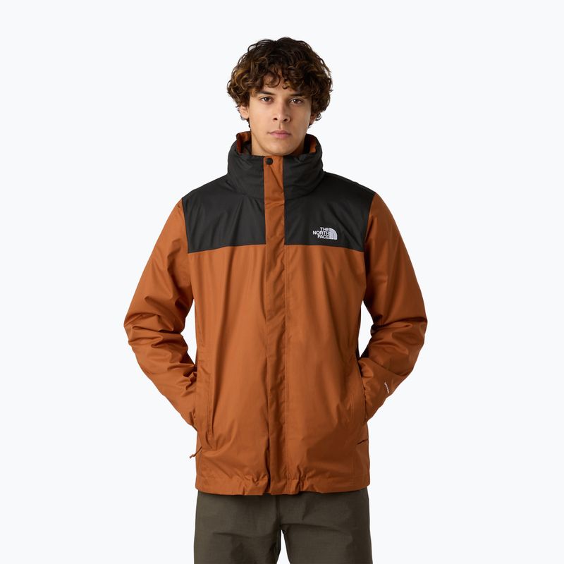Men's 3in1 jacket The North Face Evolve II Triclimate burnt umber/asphalt grey 11