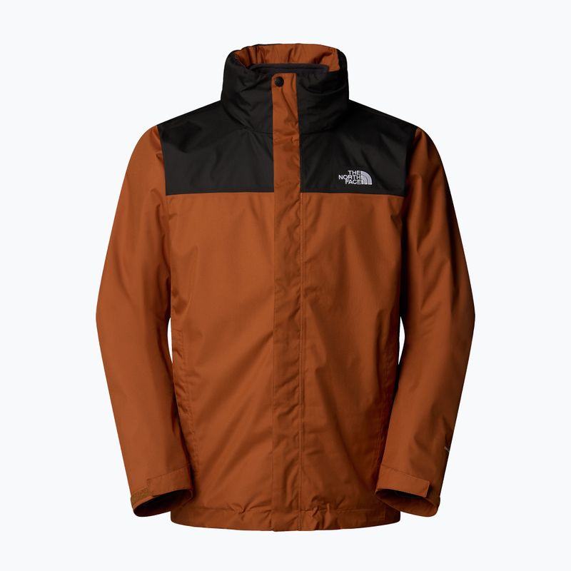 Men's 3in1 jacket The North Face Evolve II Triclimate burnt umber/asphalt grey 6