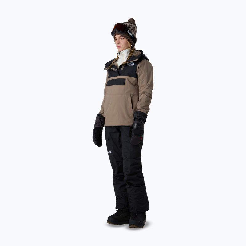 Women's ski jacket The North Face Driftview Anorak mocha brown/black 2