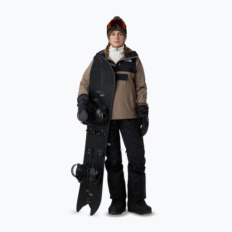 Women's ski jacket The North Face Driftview Anorak mocha brown/black 4