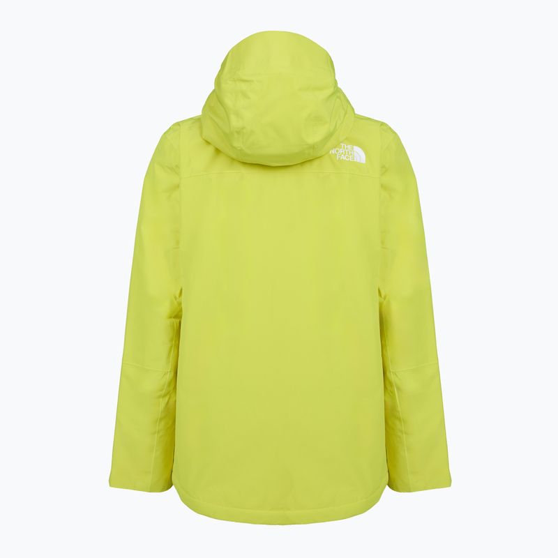 Men's ski jacket The North Face Descendit fizz lime 2