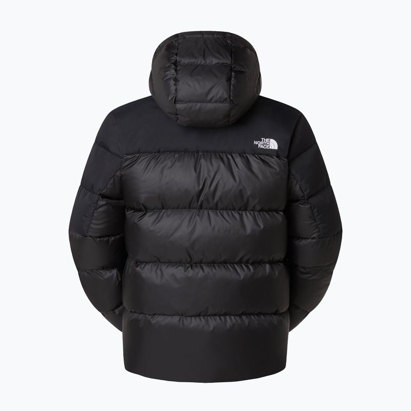 Men's down jacket The North Face Diablo Down 2.0 Hoodie black/black/recycled down 6
