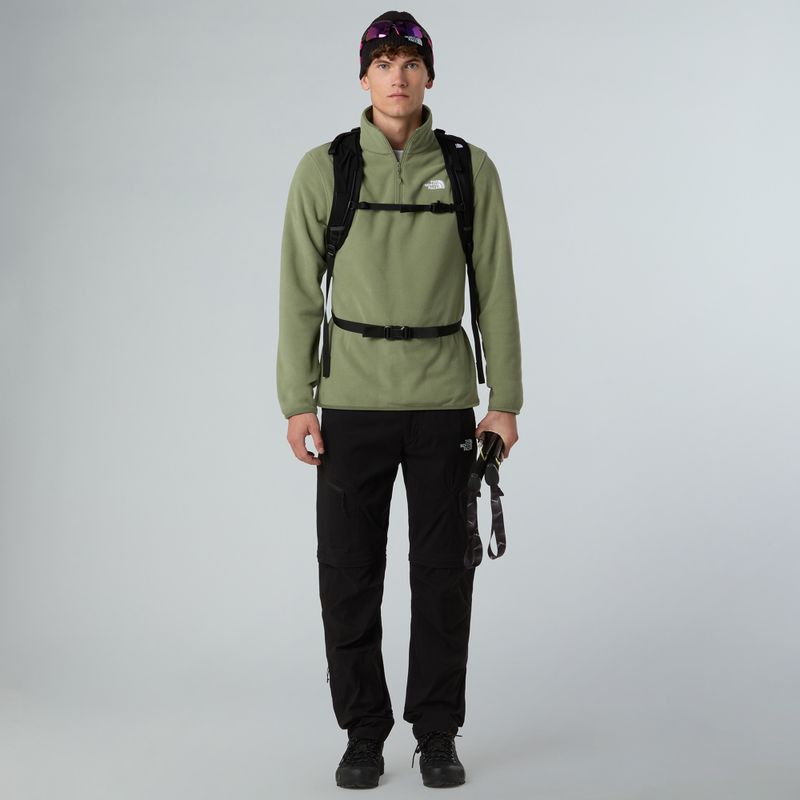 Men's fleece sweatshirt The North Face Glacier Fleece 1/4 Zip bark mist 2