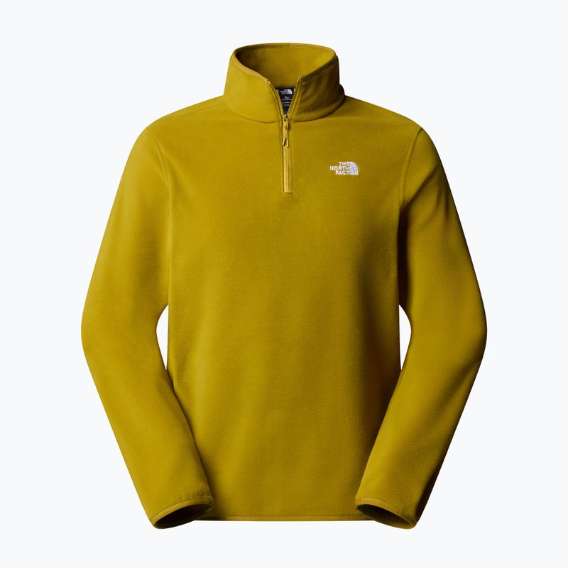 Men's fleece sweatshirt The North Face Glacier Fleece 1/4 Zip deep dijon 4