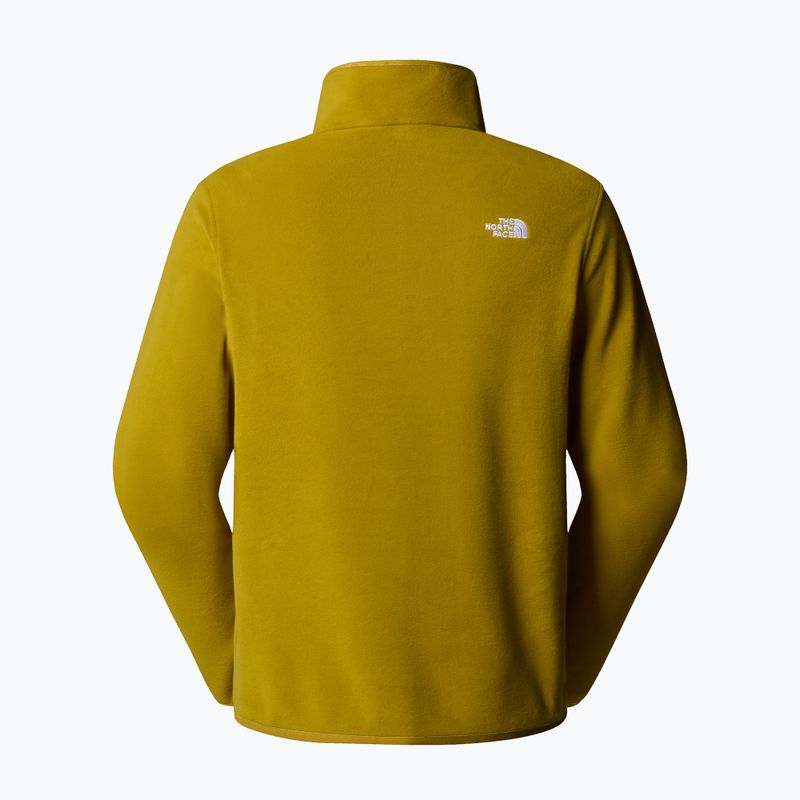 Men's fleece sweatshirt The North Face Glacier Fleece 1/4 Zip deep dijon 5