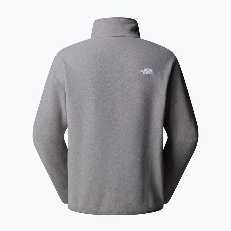 Men's fleece sweatshirt The North Face Glacier Fleece 1/4 Zip mid grey heather 5