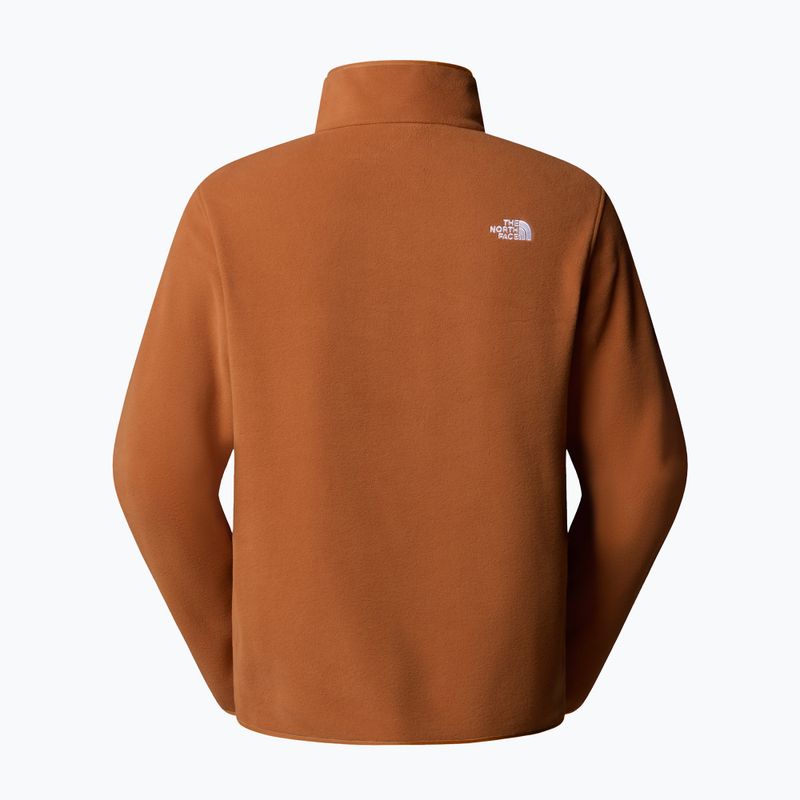Men's fleece sweatshirt The North Face Glacier Fleece 1/4 Zip burnt umber 5