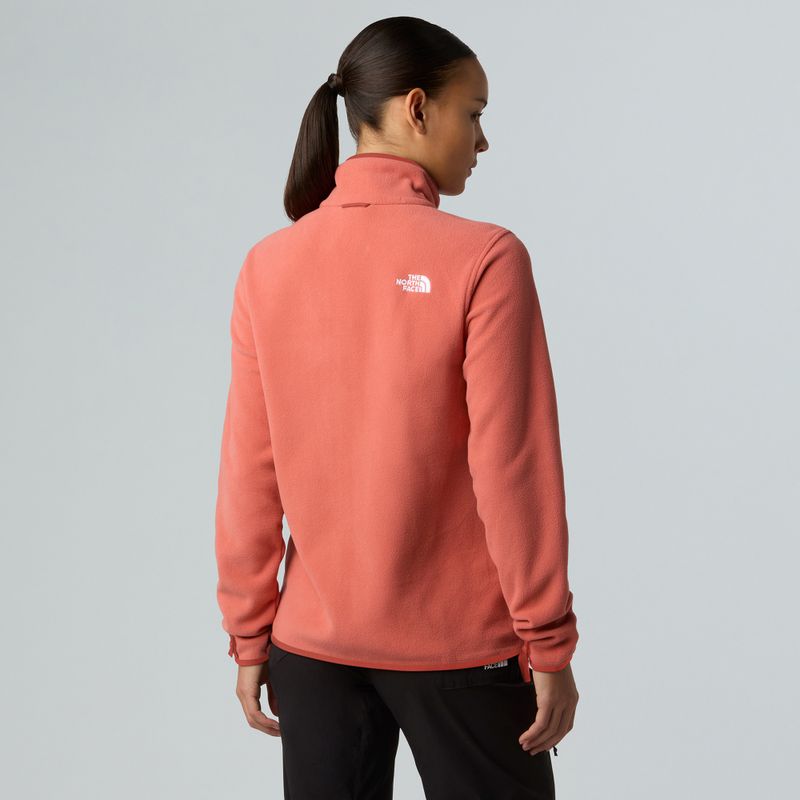 Women's fleece sweatshirt The North Face Glacier Fleece mars dust 3
