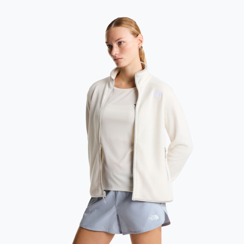Women's fleece sweatshirt The North Face Glacier Fleece white dune 4