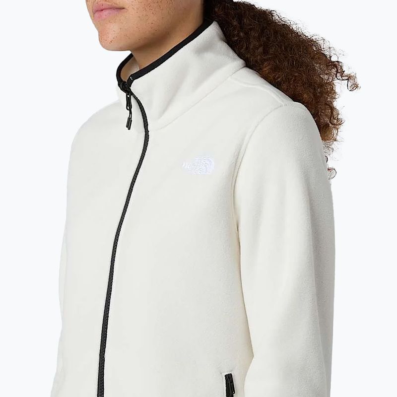 Women's fleece sweatshirt The North Face Glacier Fleece white dune 5