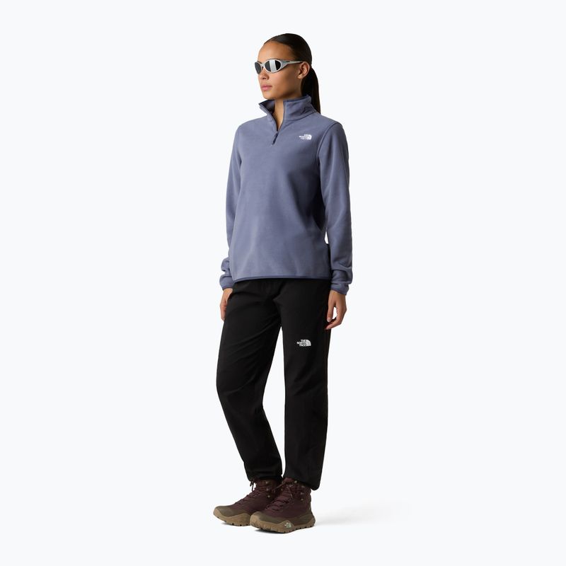 Women's fleece sweatshirt The North Face Glacier Fleece 1/4 Zip twilight galaxy 2