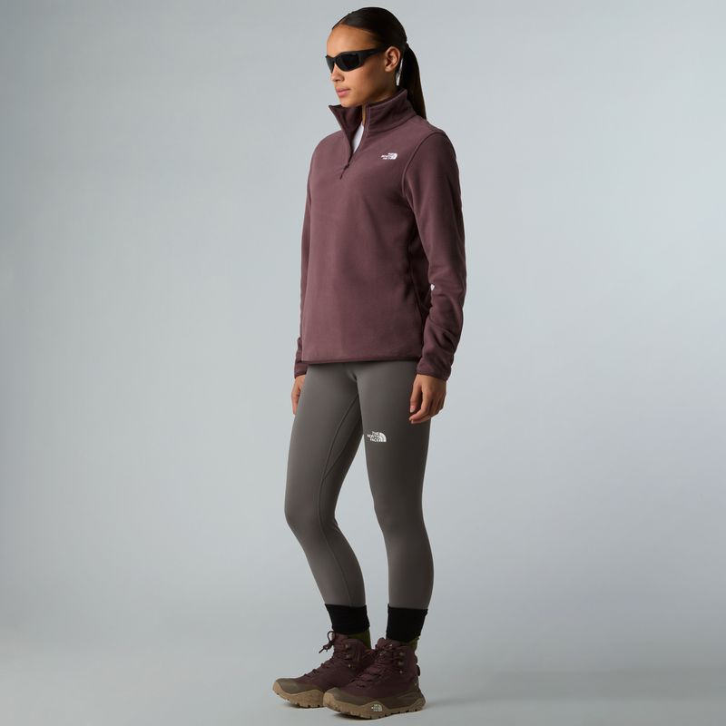 Women's fleece sweatshirt The North Face Glacier Fleece 1/4 Zip tawny quartz 2