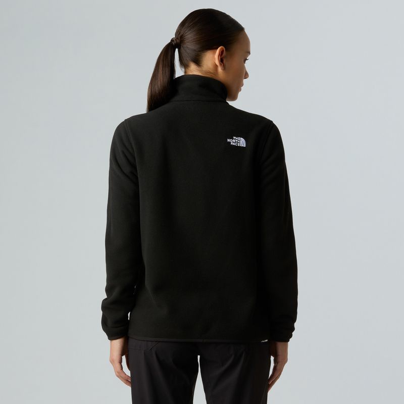 Women's fleece sweatshirt The North Face Glacier Fleece 1/4 Zip black 3
