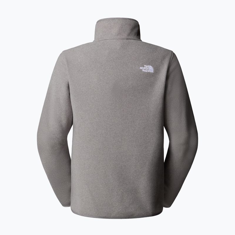 Women's fleece sweatshirt The North Face Glacier Fleece 1/4 Zip mid grey heather 5