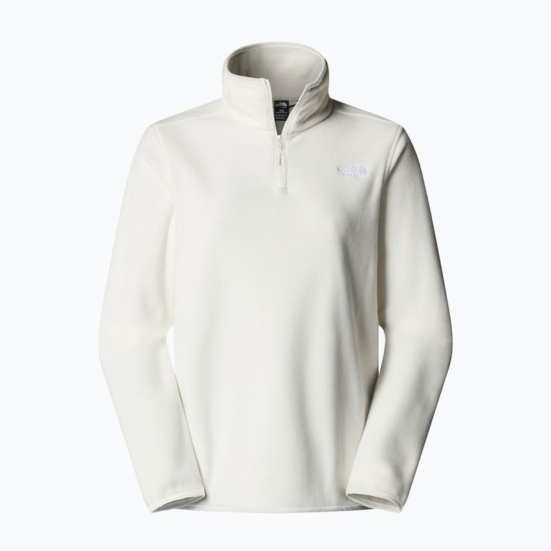 Women's fleece sweatshirt The North Face Glacier Fleece 1/4 Zip white dune 4